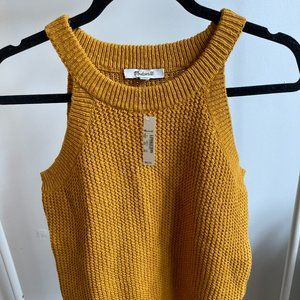 NWT Madewell Mustard Yellow Sweater Top